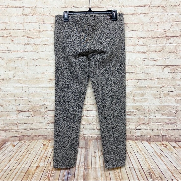 Paige Womens Denim Peg Skinny Jeans Size 29 Cheetah Animal Print Steel Gray - Picture 5 of 7